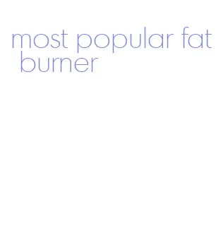 most popular fat burner