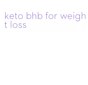 keto bhb for weight loss