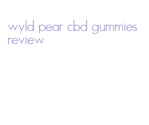 wyld pear cbd gummies review