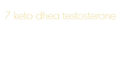 7 keto dhea testosterone