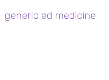 generic ed medicine