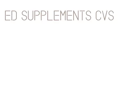 ed supplements cvs