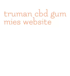 truman cbd gummies website