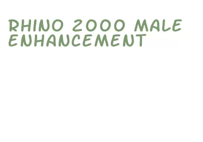 rhino 2000 male enhancement