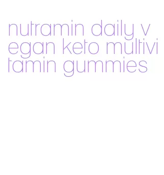 nutramin daily vegan keto multivitamin gummies