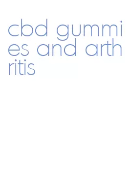 cbd gummies and arthritis