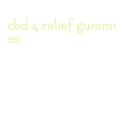 cbd 4 relief gummies