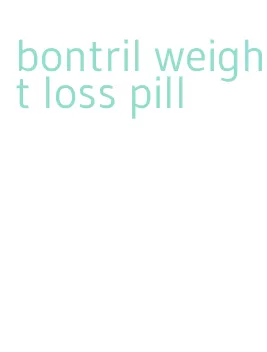 bontril weight loss pill