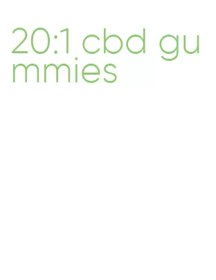 20:1 cbd gummies