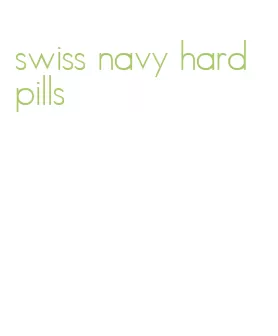 swiss navy hard pills