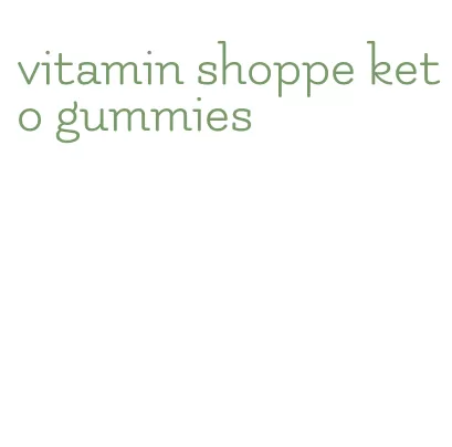 vitamin shoppe keto gummies