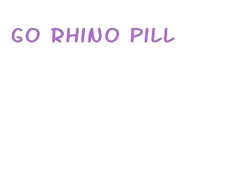 go rhino pill