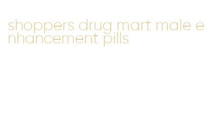 shoppers drug mart male enhancement pills