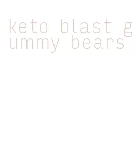 keto blast gummy bears