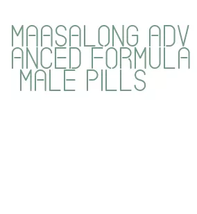 maasalong advanced formula male pills