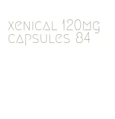 xenical 120mg capsules 84