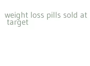 weight loss pills sold at target