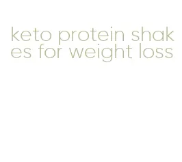 keto protein shakes for weight loss