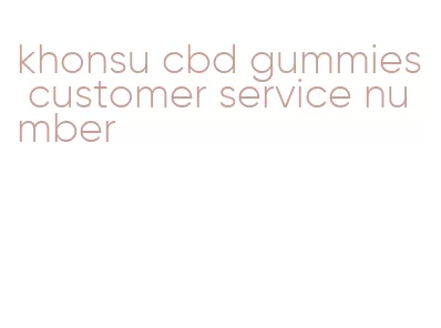 khonsu cbd gummies customer service number