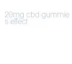 20mg cbd gummies effect