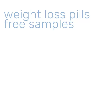 weight loss pills free samples