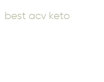 best acv keto