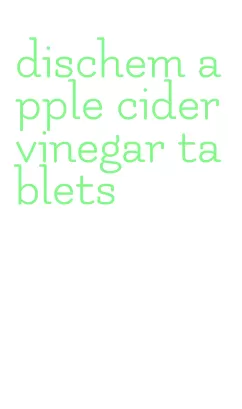 dischem apple cider vinegar tablets