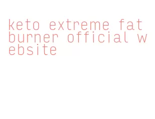 keto extreme fat burner official website