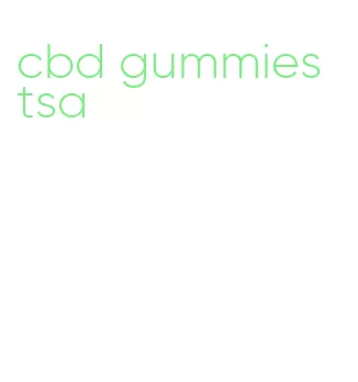 cbd gummies tsa