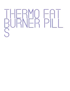 thermo fat burner pills