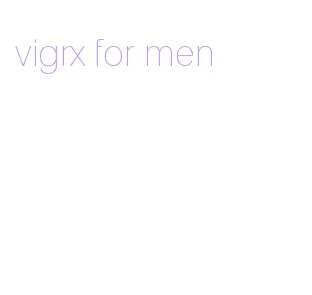 vigrx for men