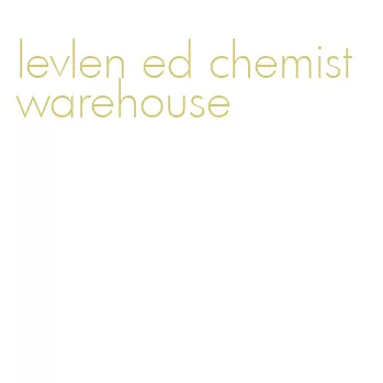 levlen ed chemist warehouse