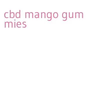 cbd mango gummies