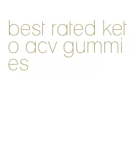 best rated keto acv gummies