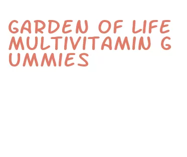 garden of life multivitamin gummies