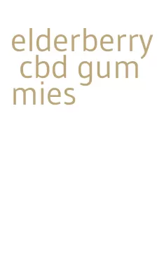 elderberry cbd gummies