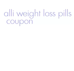 alli weight loss pills coupon