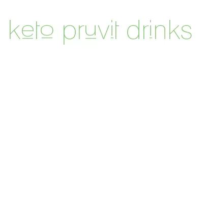 keto pruvit drinks