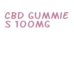 cbd gummies 100mg