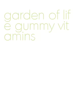 garden of life gummy vitamins