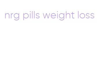 nrg pills weight loss