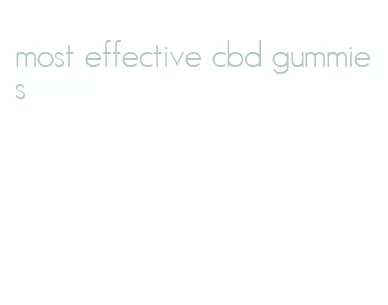 most effective cbd gummies