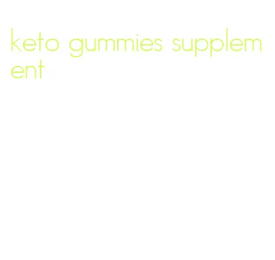 keto gummies supplement