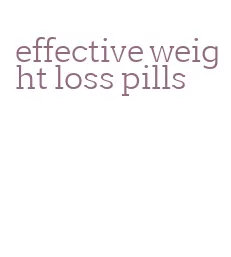 effective weight loss pills