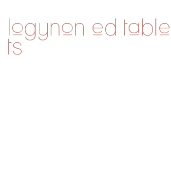 logynon ed tablets