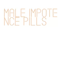 male impotence pills