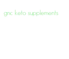 gnc keto supplements