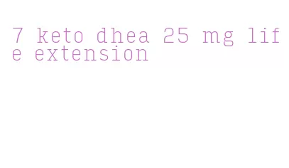 7 keto dhea 25 mg life extension