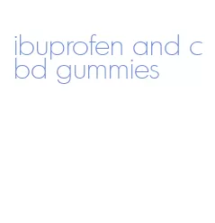 ibuprofen and cbd gummies