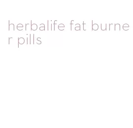 herbalife fat burner pills